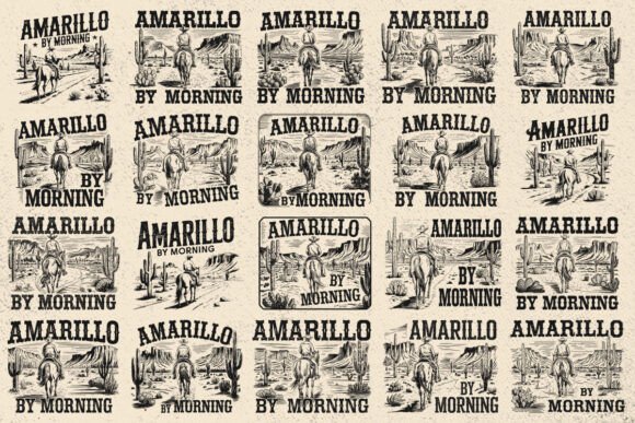 Amarillo by Morning T-shirt, Country Svg for Crafts & Graphics