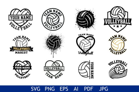 Basketball Mom Team Logo Bundle: Graphics for Crafts