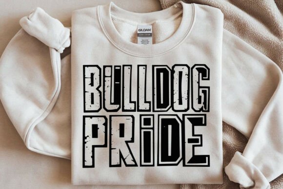 Bulldog Pride SVG: Grunge Graphics for Crafts