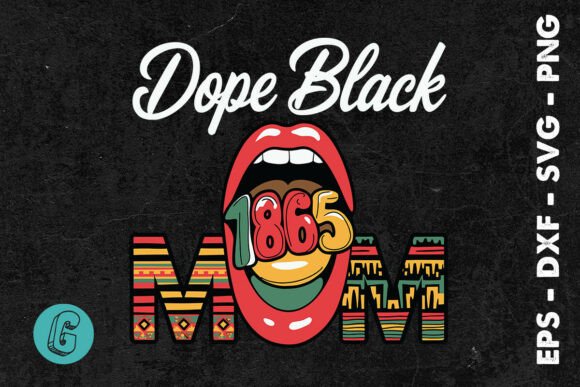 Dope Black Mom PNG: Bold Graphics for Crafts