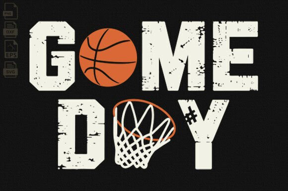 Gameday Basketball Mom: Graphics for Crafts & Brands