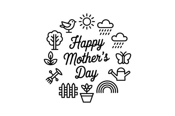 Gardening Mom Graphics for Crafts & Cards