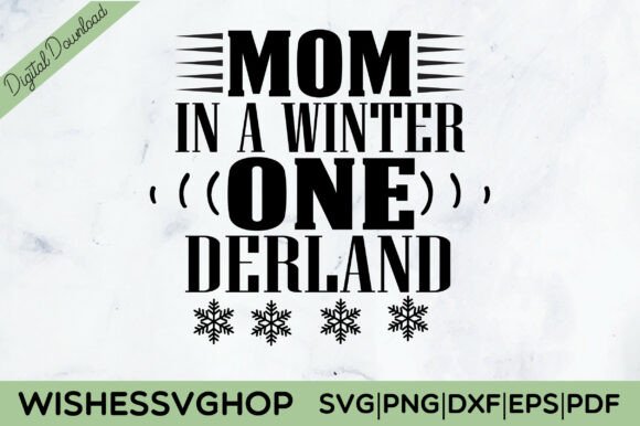 MOM in a WINTER ONE-DERLAND: Crafts & Graphics Review