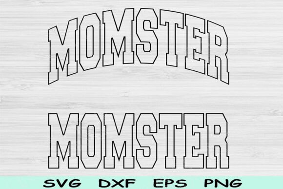 Momster SVG & PNG: Bold Graphics for Crafts