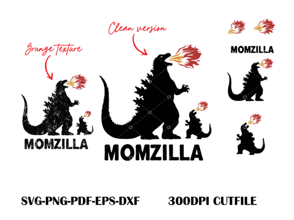 Momzilla SVG Bundle: Fun Graphics for Crafts & Brands