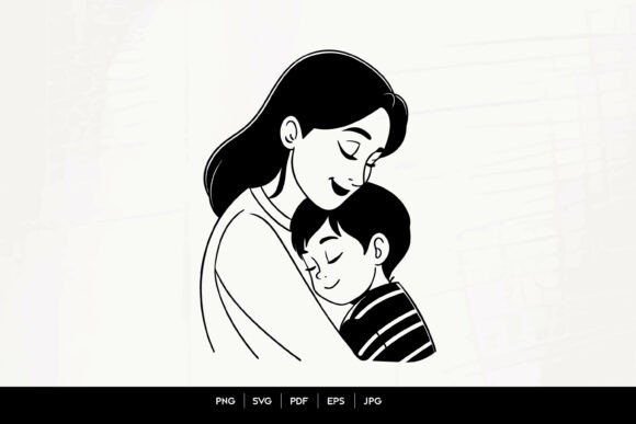 Mother's Embrace: Minimal Graphics for Crafts