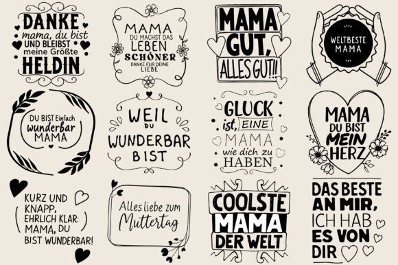 Plotter File Mother's Day: Graphics for Crafts