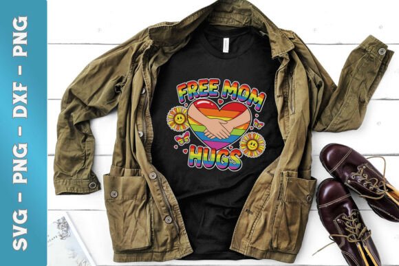 Review: Free Mom Hugs LGBTQ Love is Love SVG for Embroidery