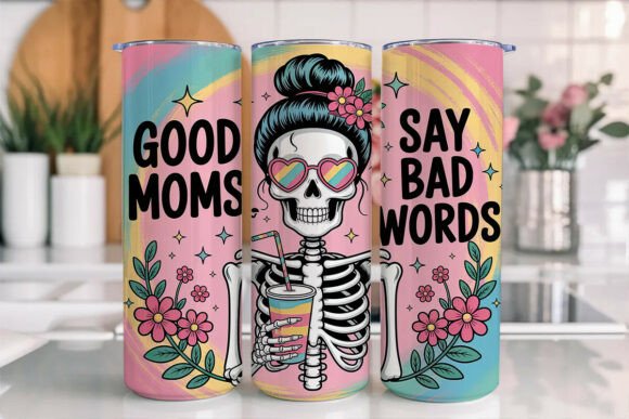 Sassy Skeleton Mom Tumbler Wrap: A Designer's Review