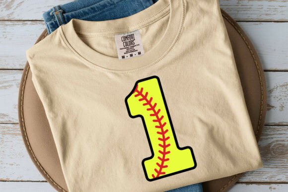 Softball Number One Svg: Fresh Graphics for Crafts